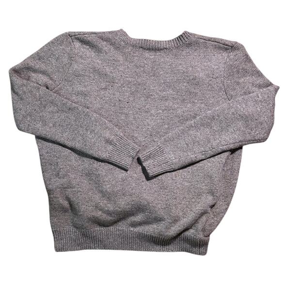 Love Stitch Taupe Gray Wrap Sweater Women's Small - Picture 4 of 7